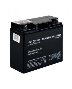 Свинцево-кислотний акумулятор 12V 17Ah