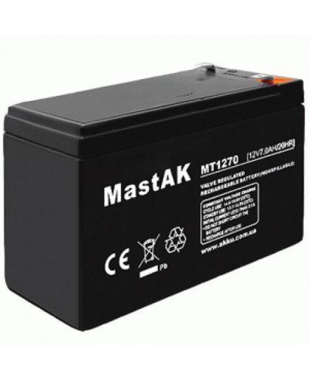 Свинцево-кислотний акумулятор 12V 7Ah