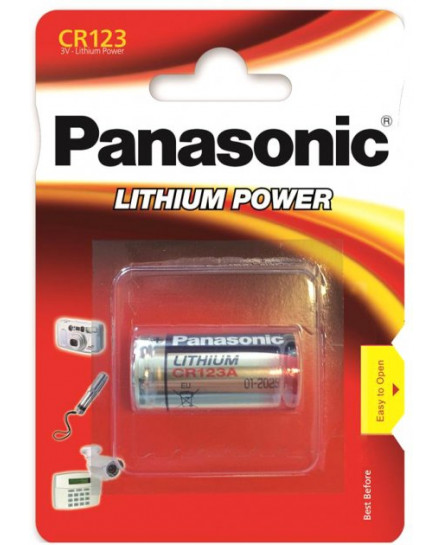 Батарейка Літієва Panasonic CR123A Lithium Power 3V для Датчиків Сигналізацій