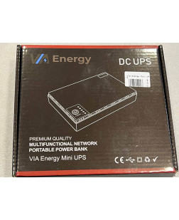 VIA Energy Mini UPS — міні блок безперебійного живлення для роутера, ONU та інтернет-обладнання