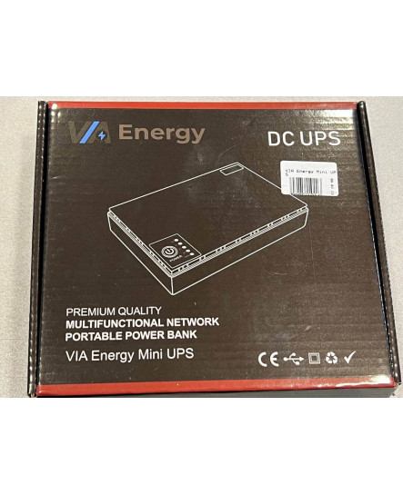 VIA Energy Mini UPS — міні блок безперебійного живлення для роутера, ONU та інтернет-обладнання