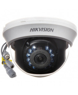 Hikvision DS-2CE56D0T-IRMMF Компактна Купольна HD Камера (2.8 мм)
