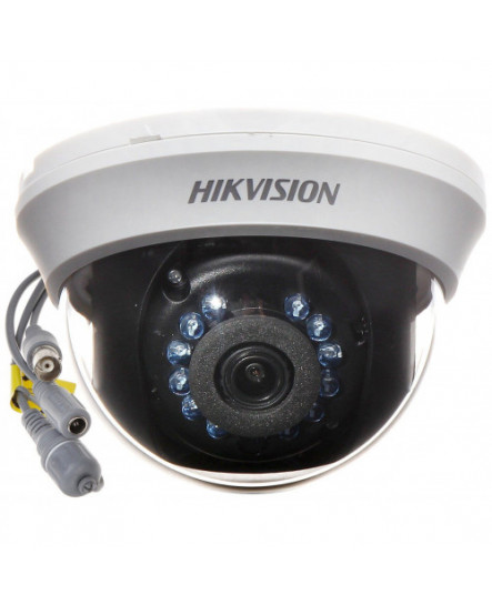 Hikvision DS-2CE56D0T-IRMMF Компактна Купольна HD Камера (2.8 мм)